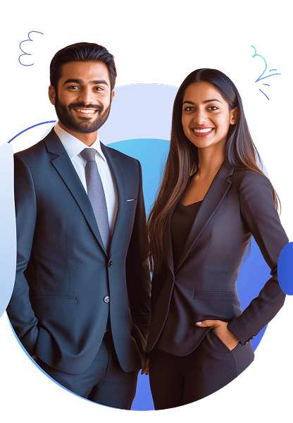 Professional with visa