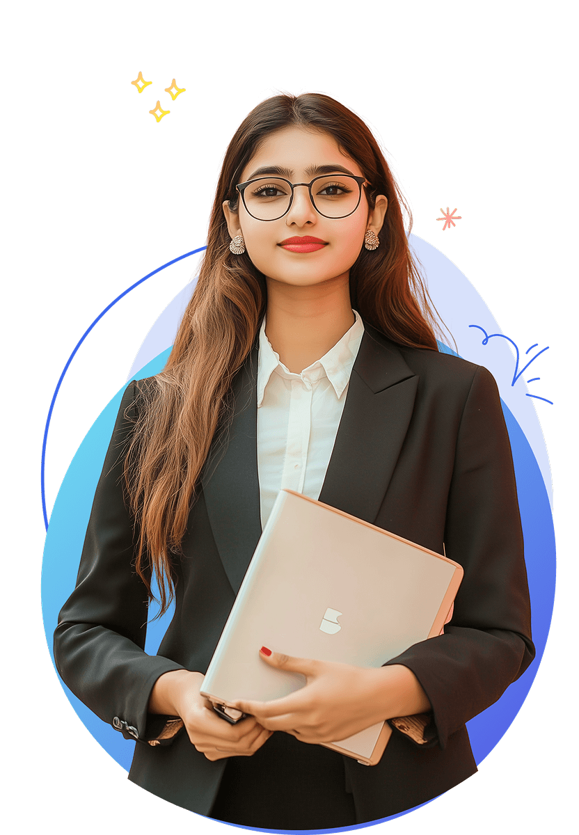 Professional with visa